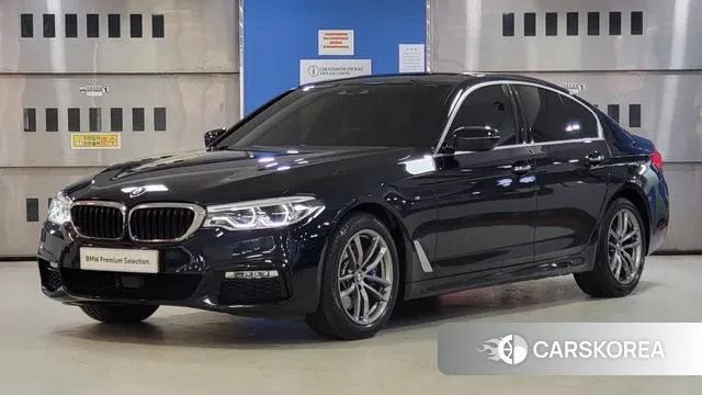 BMW 5 Series (G30) 2018 Синий из Кореи