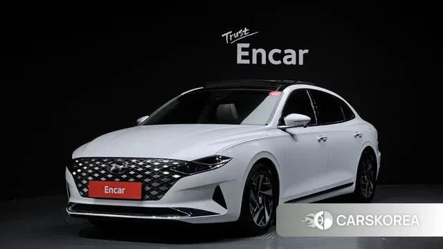 Hyundai The New Grandeur IG Hybrid 2021 Белый из Кореи