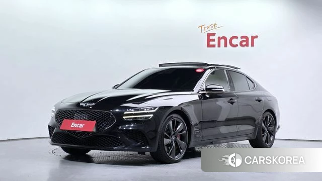 Genesis The New G70 2022 Черный из Кореи