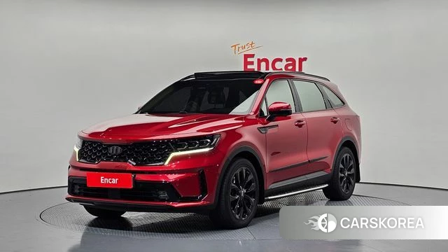 Kia Sorento 4th Generation 2021 Красный из Кореи