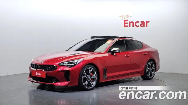 Kia Stinger 2018 Красный из Кореи