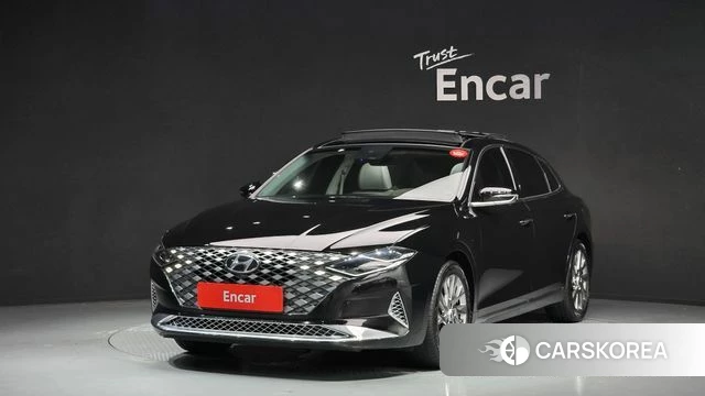 Hyundai The New Grandeur IG Hybrid 2022 Черный из Кореи