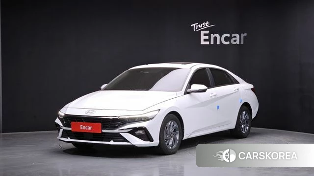 Hyundai The New Avante (CN7) 2023 Белый из Кореи