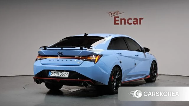Hyundai Avante (CN7) 2022 Синий из Кореи