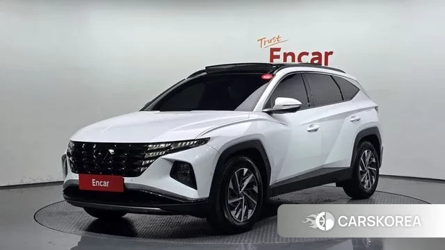 Hyundai Tucson Hybrid (NX4) 2021 Белый из Кореи