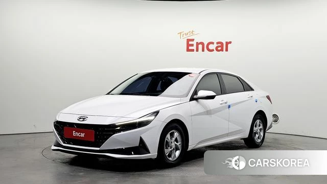 Hyundai Avante (CN7) 2020 Белый из Кореи