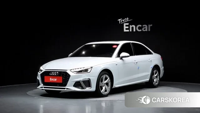 Audi A4 (B9) 2021 Белый из Кореи