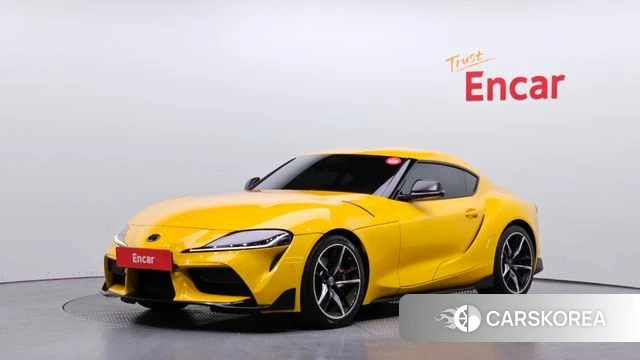 Toyota Supra 5th Generation 2021 Желтый из Кореи