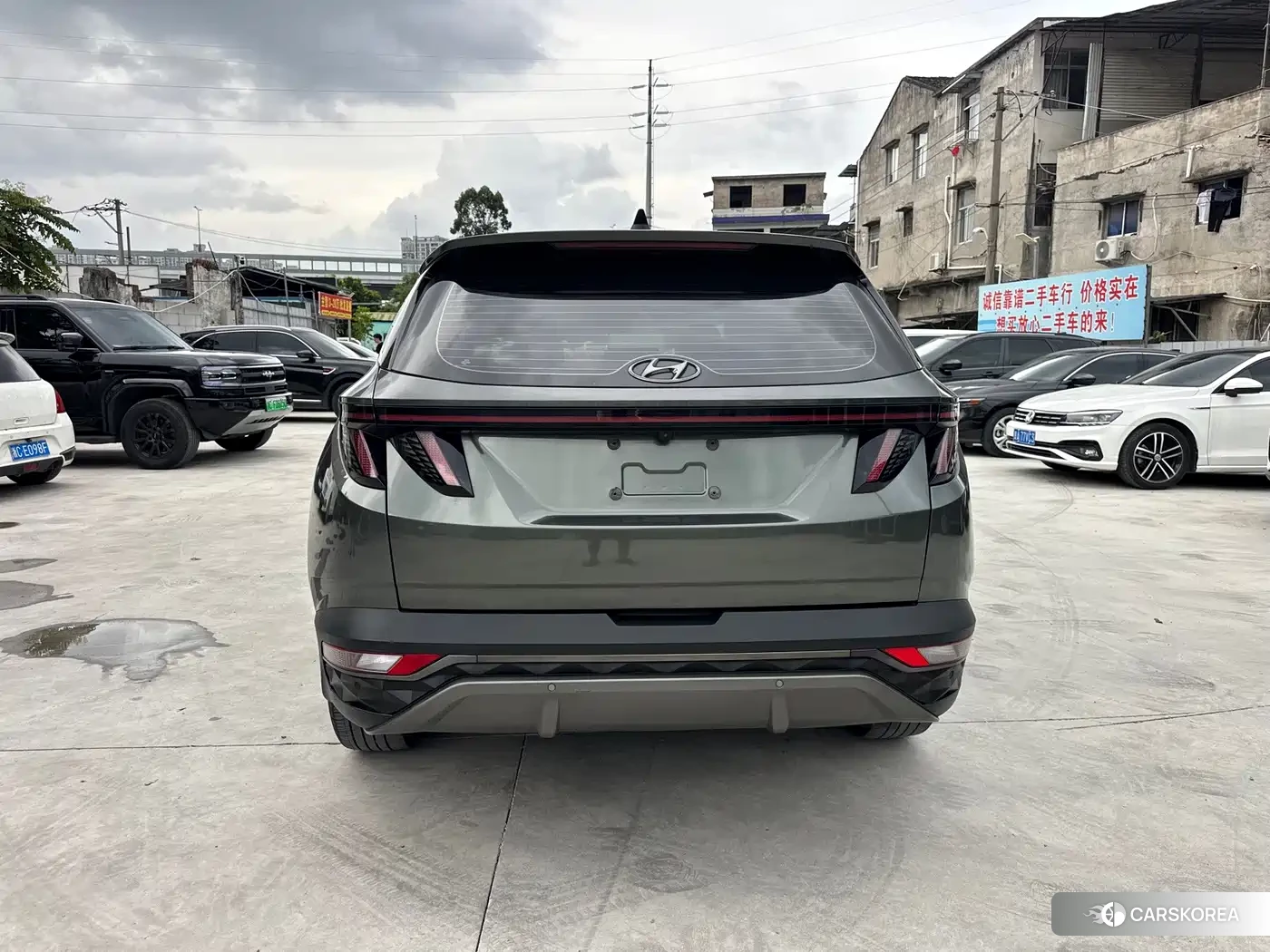 Hyundai Tucson 2022 Зеленый из Китая