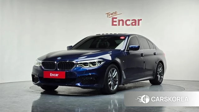 BMW 5 Series (G30) 2020 Синий из Кореи