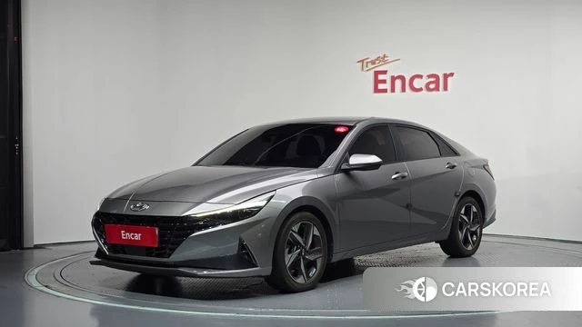 Hyundai Avante (CN7) 2021 Серебристо-серый из Кореи