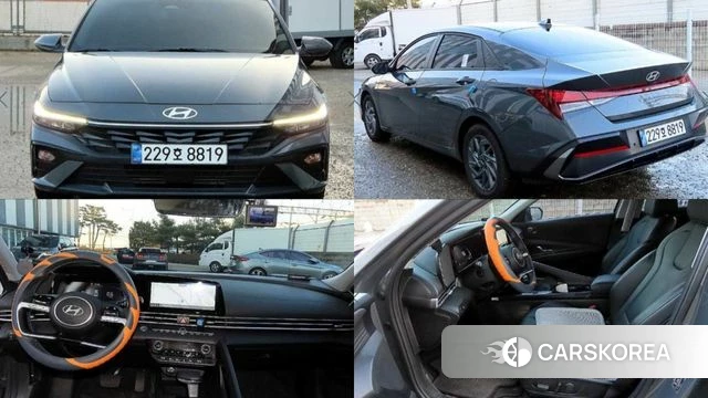 Hyundai The New Avante (CN7) 2025 Серый из Кореи