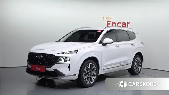 Hyundai The New Santa Fe 2023 Белый из Кореи