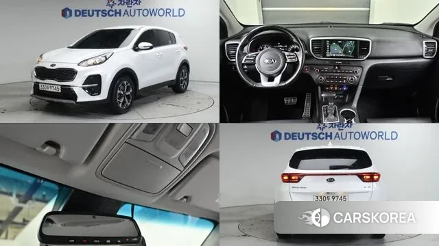 Kia Sportage The Bold 2021 Белый из Кореи