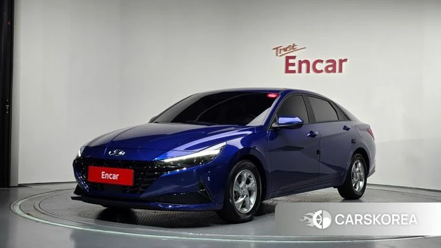 Hyundai Avante (CN7) 2020 Синий из Кореи