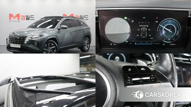 Hyundai Tucson Hybrid (NX4) 2020 Серый из Кореи