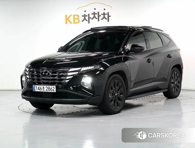Hyundai Tucson Hybrid (NX4) 2023 Черный из Кореи