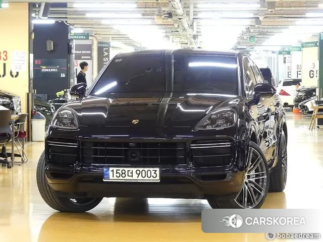 Porsche Cayenne (PO536) 2021 Синий из Кореи