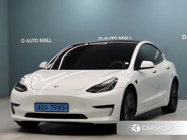 Tesla Model 3 2022 Белый из Кореи