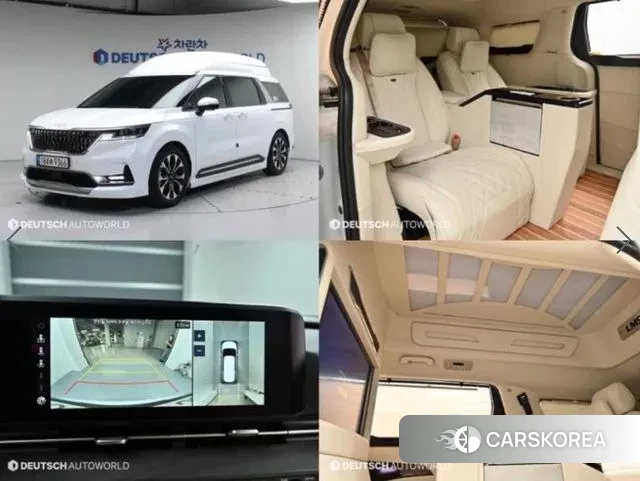 Kia Carnival 4th generation 2022 Белый из Кореи