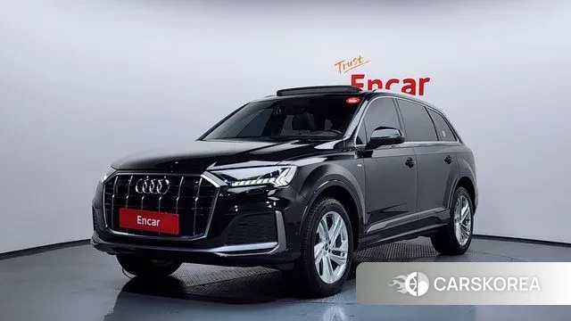 Audi Q7 (4M) 2021 Черный из Кореи