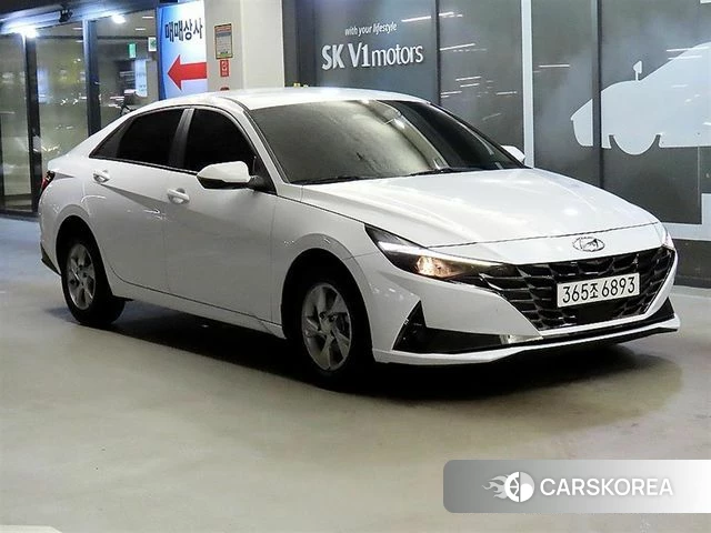 Hyundai Avante (CN7) 2021 Белый из Кореи