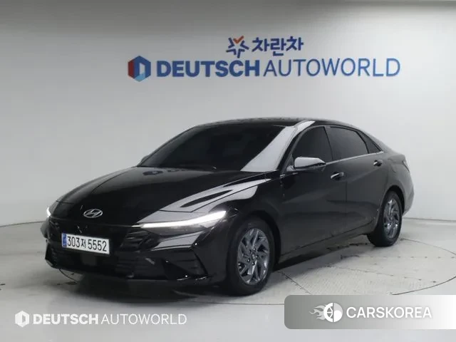 Hyundai The New Avante (CN7) 2024 Черный из Кореи