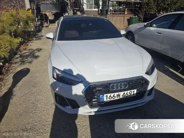 Audi A5 (F5) 2023 Белый из Кореи