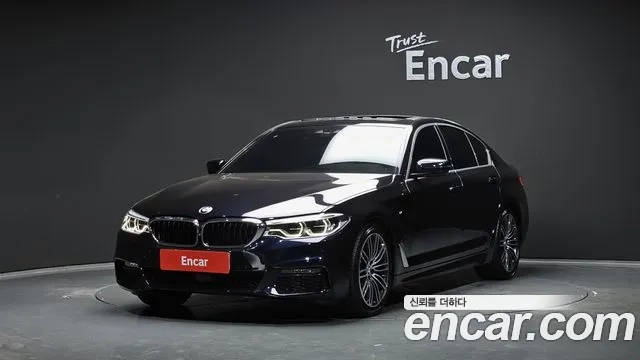 BMW 5 Series (G30) 2019 Черный из Кореи