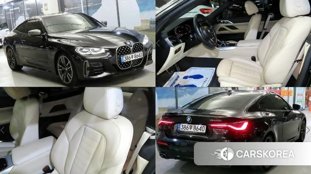 BMW 4 Series (G22) 2021 Черный из Кореи
