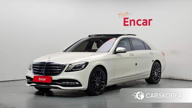 Mercedes-Benz S-Class W222 2018 Белый из Кореи