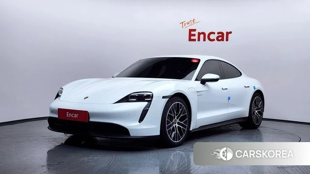 Porsche Taycan 2022 Белый из Кореи