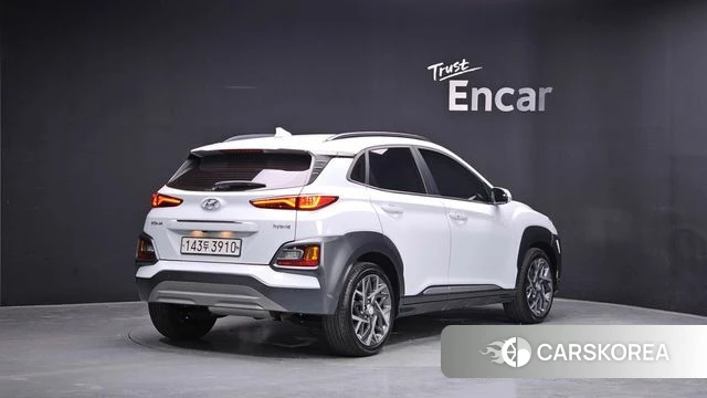 Hyundai Kona Hybrid 2019 Белый из Кореи