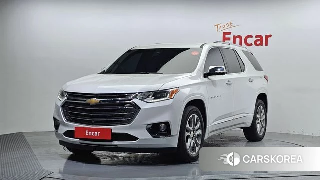 Chevrolet (GM Daewoo) Traverse 2021 Белый из Кореи