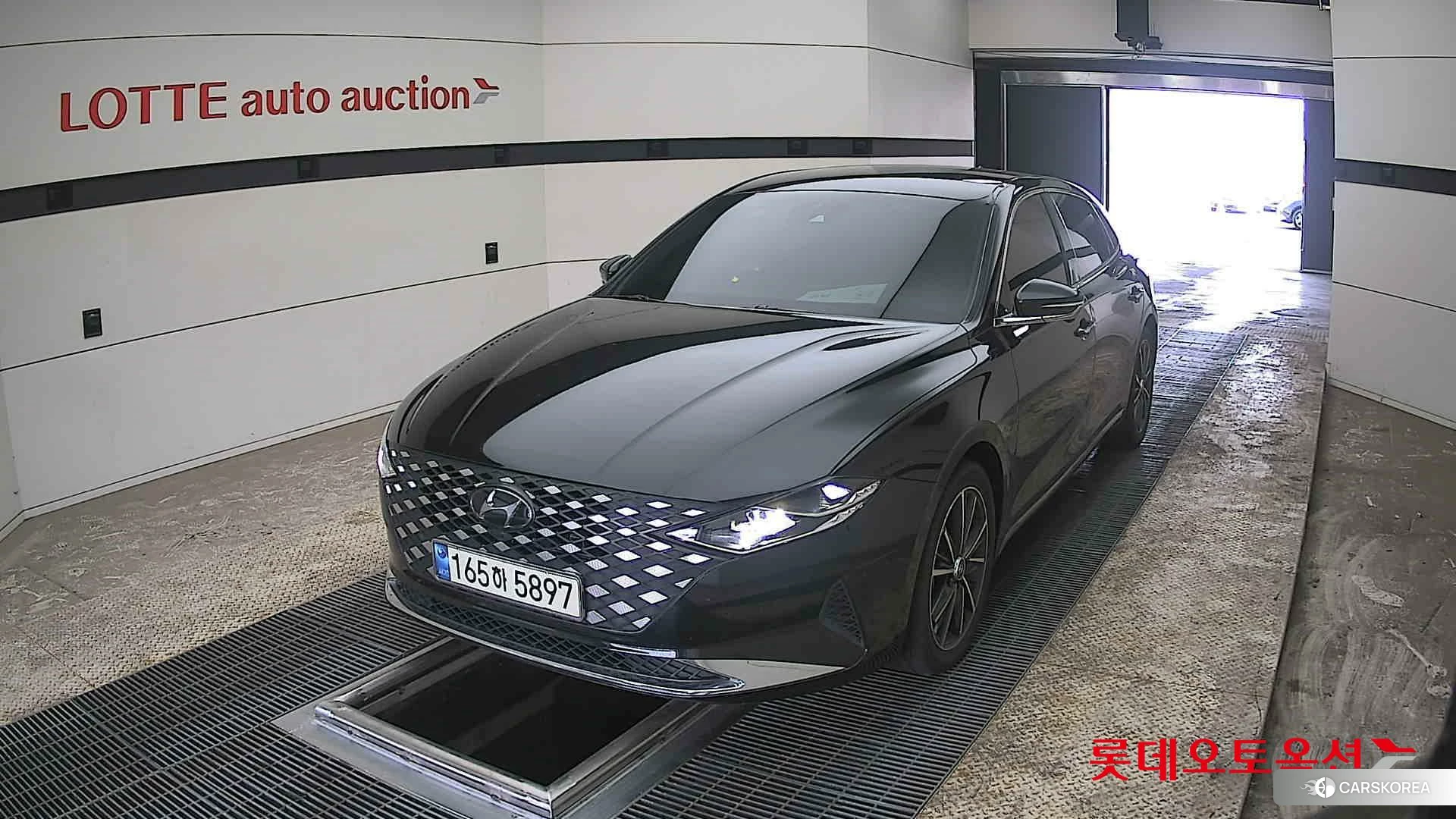 Hyundai Grandeur 2023 Черный из Кореи