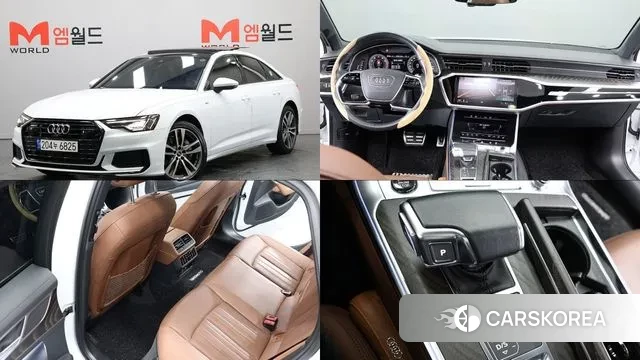 Audi A6 (C8) 2022 Белый из Кореи