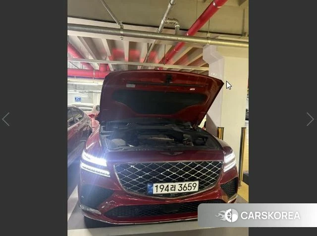 Genesis GV80 Coupe 2024 Красный из Кореи