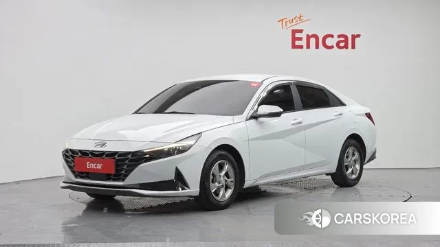 Hyundai Avante (CN7) 2022 Белый из Кореи