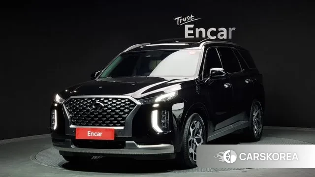 Hyundai Palisade 2021 Черный из Кореи
