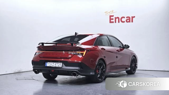 Hyundai The New Avante (CN7) 2024 Красный из Кореи