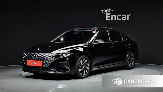Hyundai The New Grandeur IG Hybrid 2021 Черный из Кореи