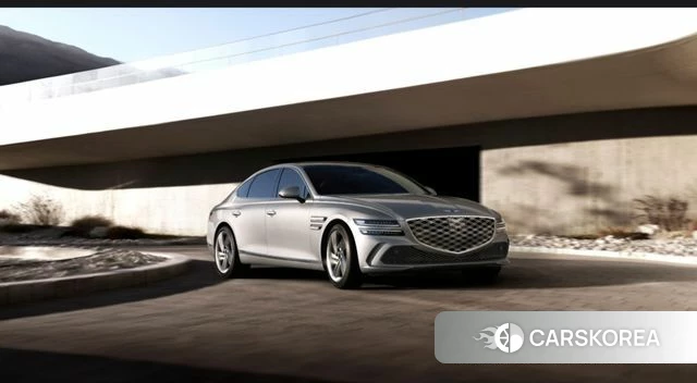 Genesis G80 (RG3) 2024 Серебристо-серый из Кореи