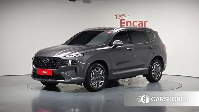 Hyundai The New Santa Fe 2023 Серый из Кореи