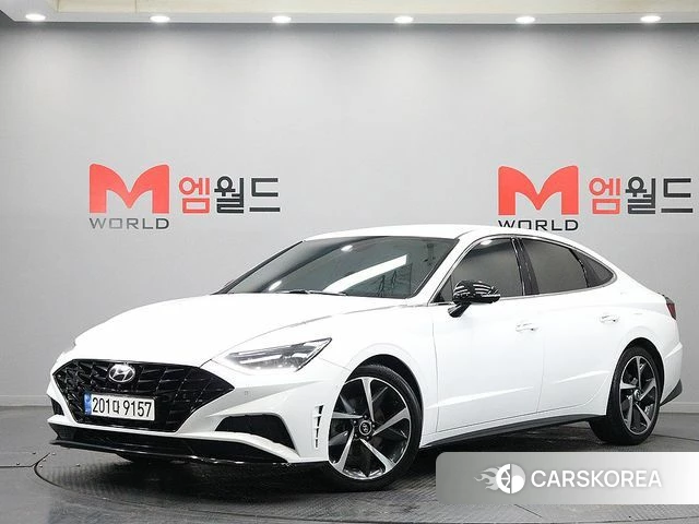 Hyundai Sonata (DN8) 2022 Белый из Кореи
