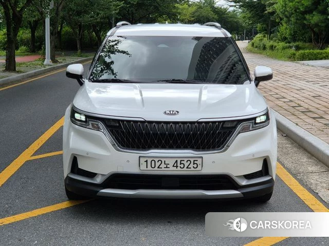 Kia Carnival 4th generation 2021 Белый из Кореи