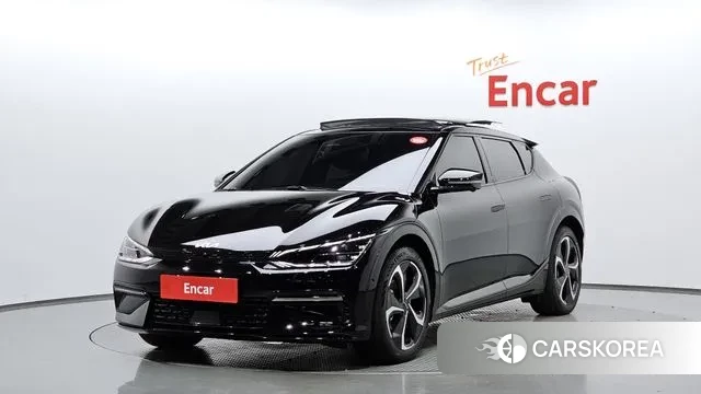 Kia EV6 2023 Черный из Кореи