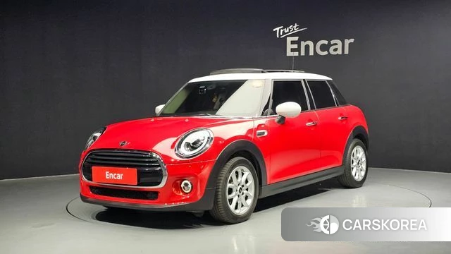 Mini Cooper 2021 Красный из Кореи