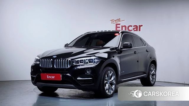 BMW X6 (F16) 2018 Черный из Кореи