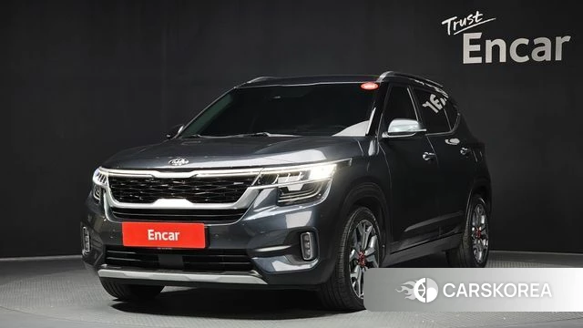 Kia Seltos 2021 Серый из Кореи