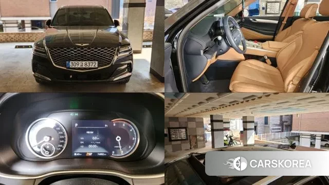 Genesis GV80 2021 Черный из Кореи